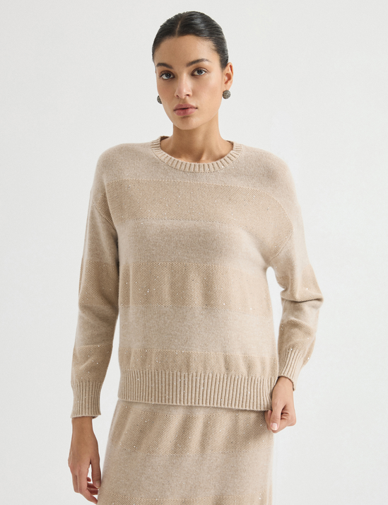Crewneck knit sweater