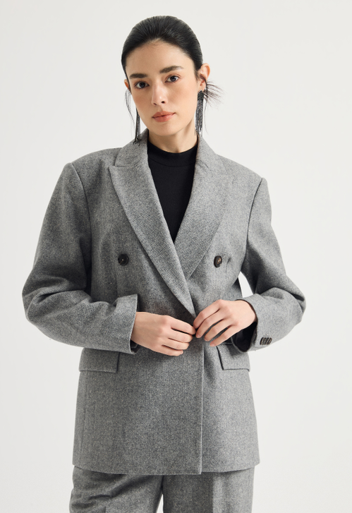 Double-breasted blazer | KX7623918