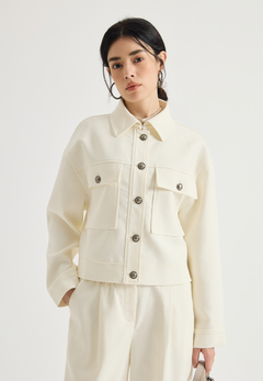 Button-front utility jacket | KX7623983