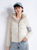 Hooded padded-front jacket — TX862056