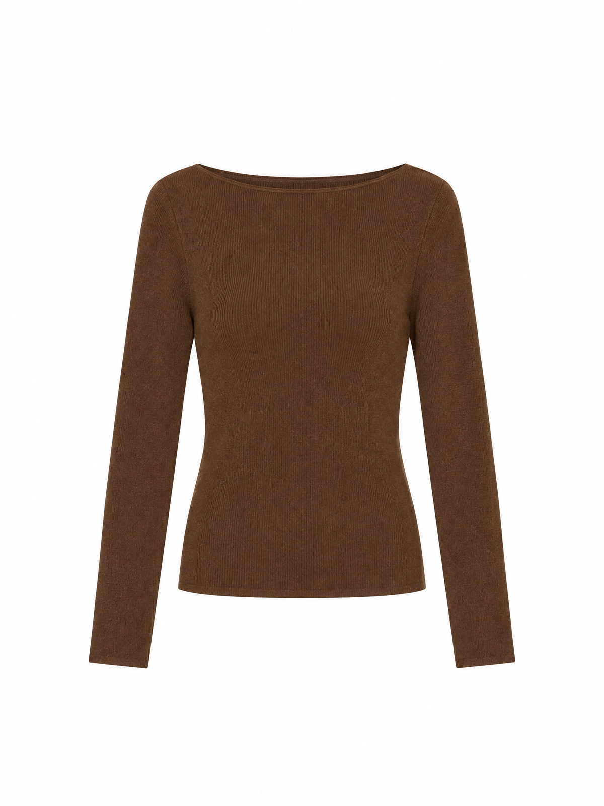 Wool crewneck sweater — Flat-lay view