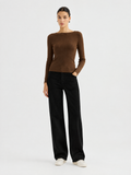 Wool crewneck sweater — Front view