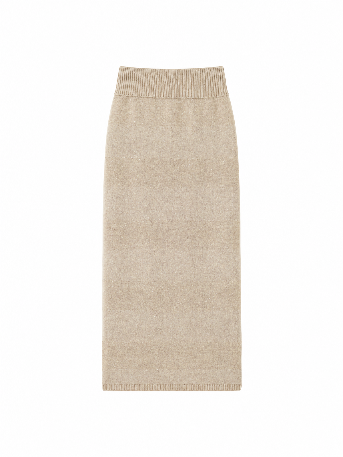 Knit midi skirt — Flat-lay view